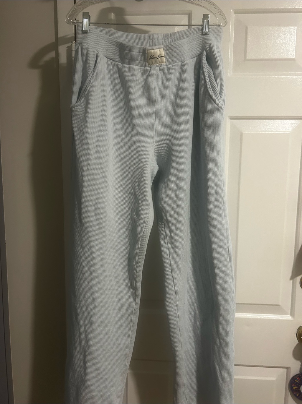 Eleven Eleven Light Blue Waffle Sweatpants